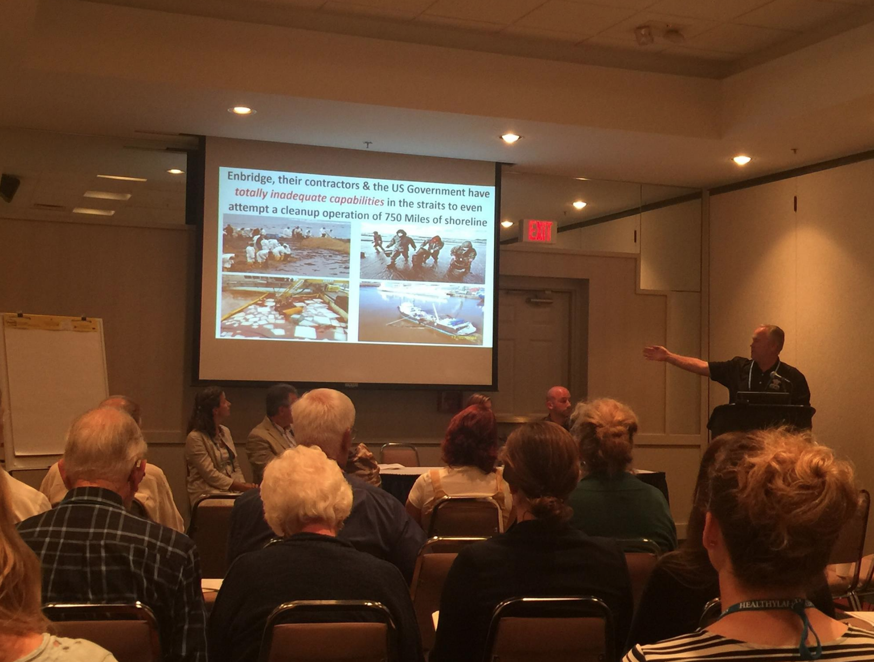 "we don't have the necessary equipment in our state do deal with this kind of a spill" Rich Bergman on Mackinac Straits Line 5 oil pipeline.
