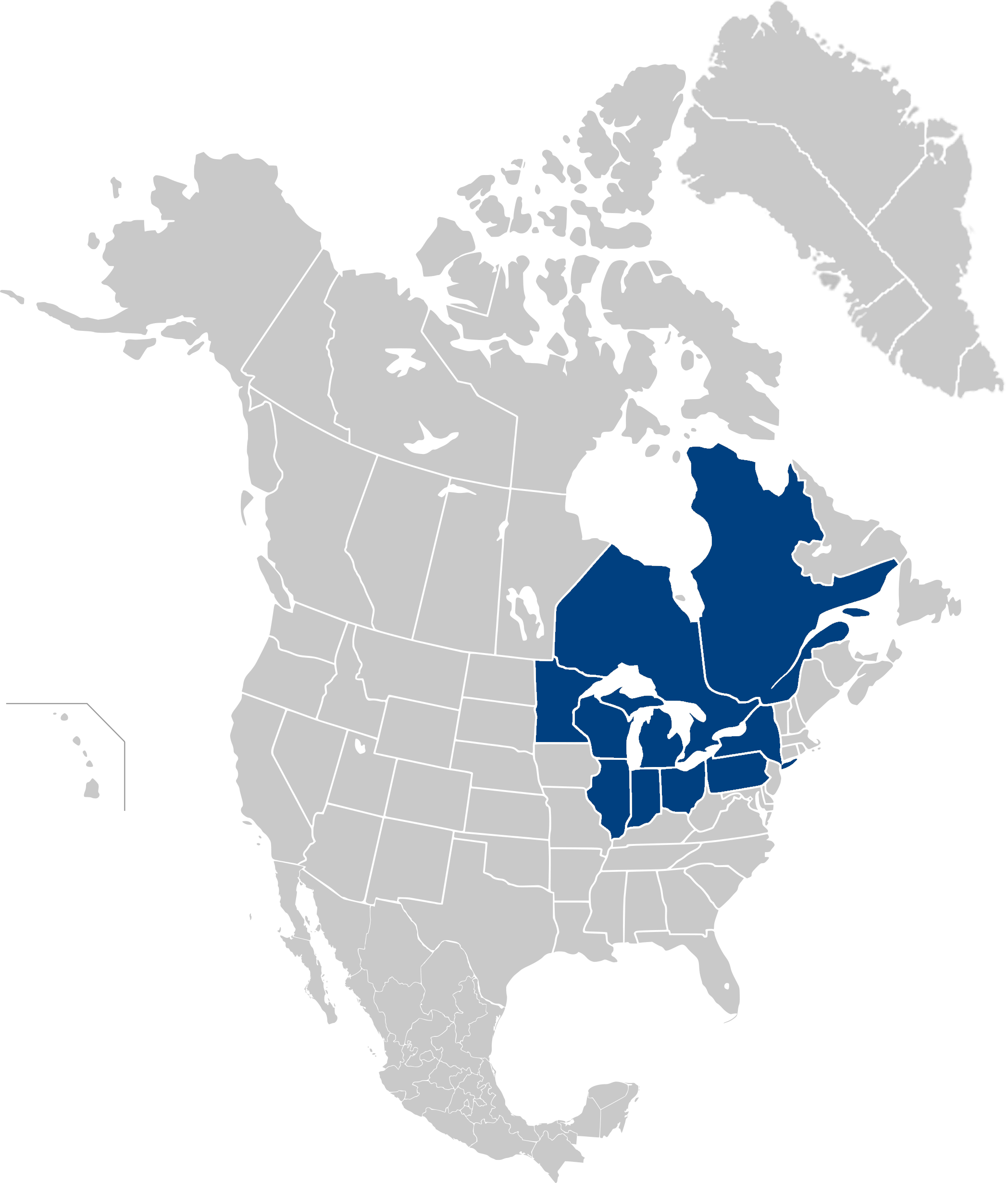 Members of the Conference of Great Lakes and St. Lawrence Governors and Premiers