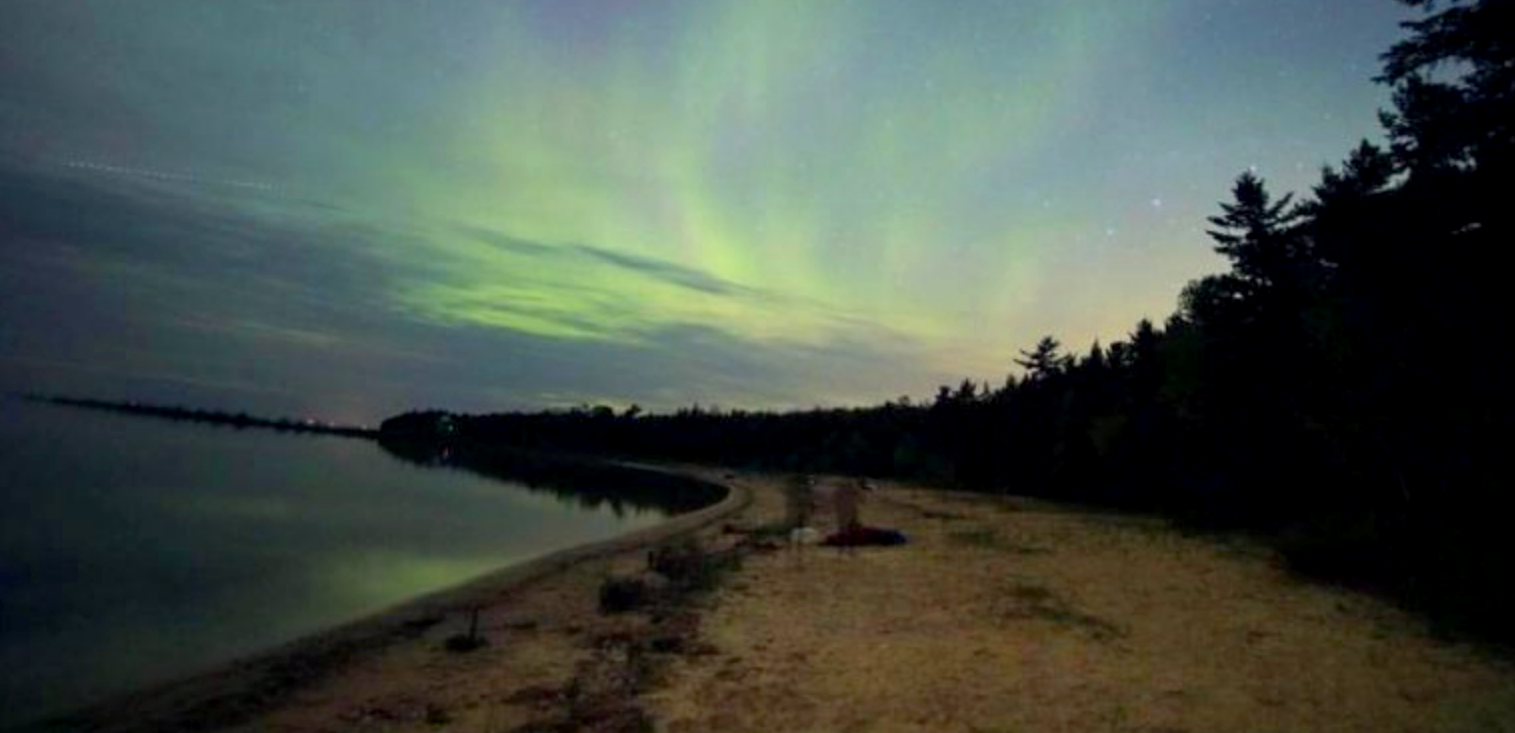 Northern lights as seen from Headlands International Dark Sky Park, Photo by Samarth H Shivaswamy
