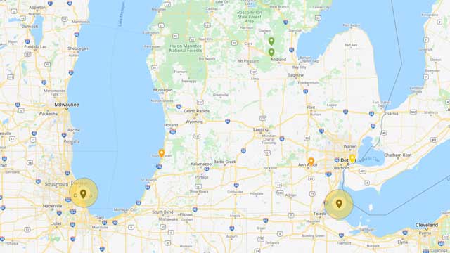 Feeding the Blooms segment Map
