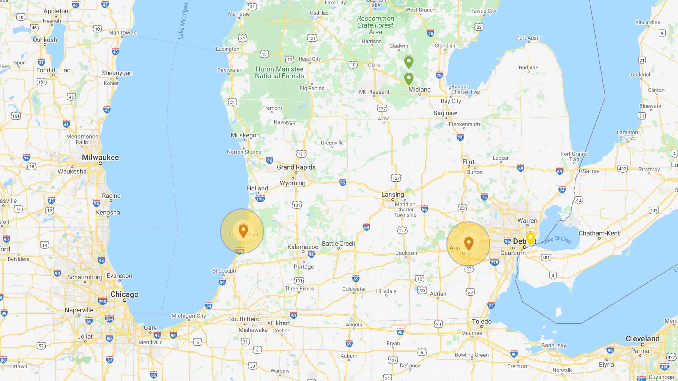 the Cost of High Water - episode 1016 map